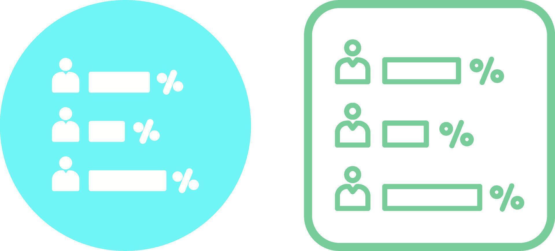 Voting Result Vector Icon
