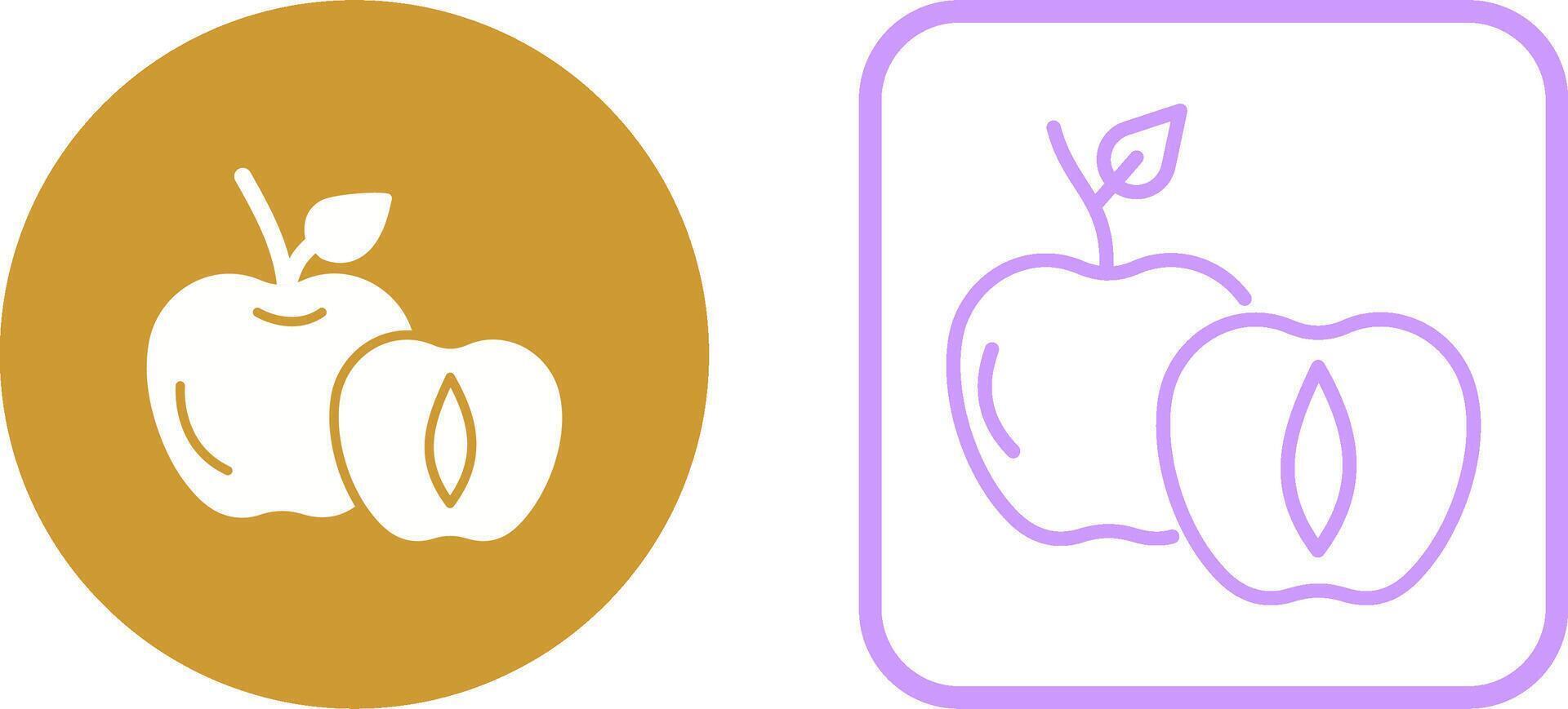 Apricot Vector Icon