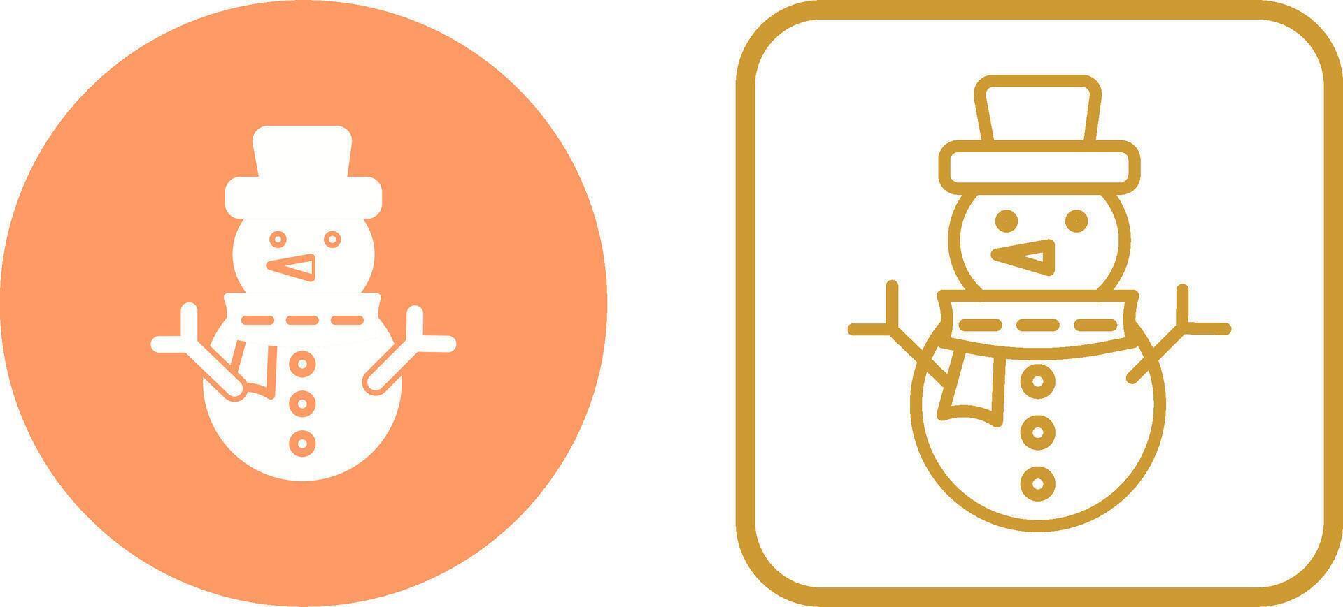 Snowman Vector Icon