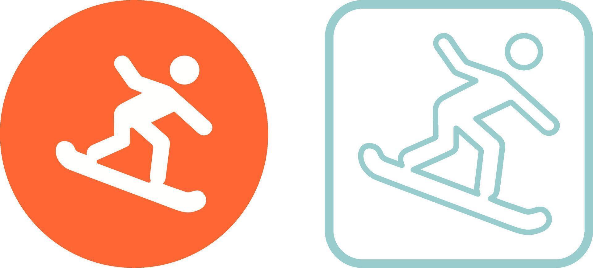 Snowboard Vector Icon