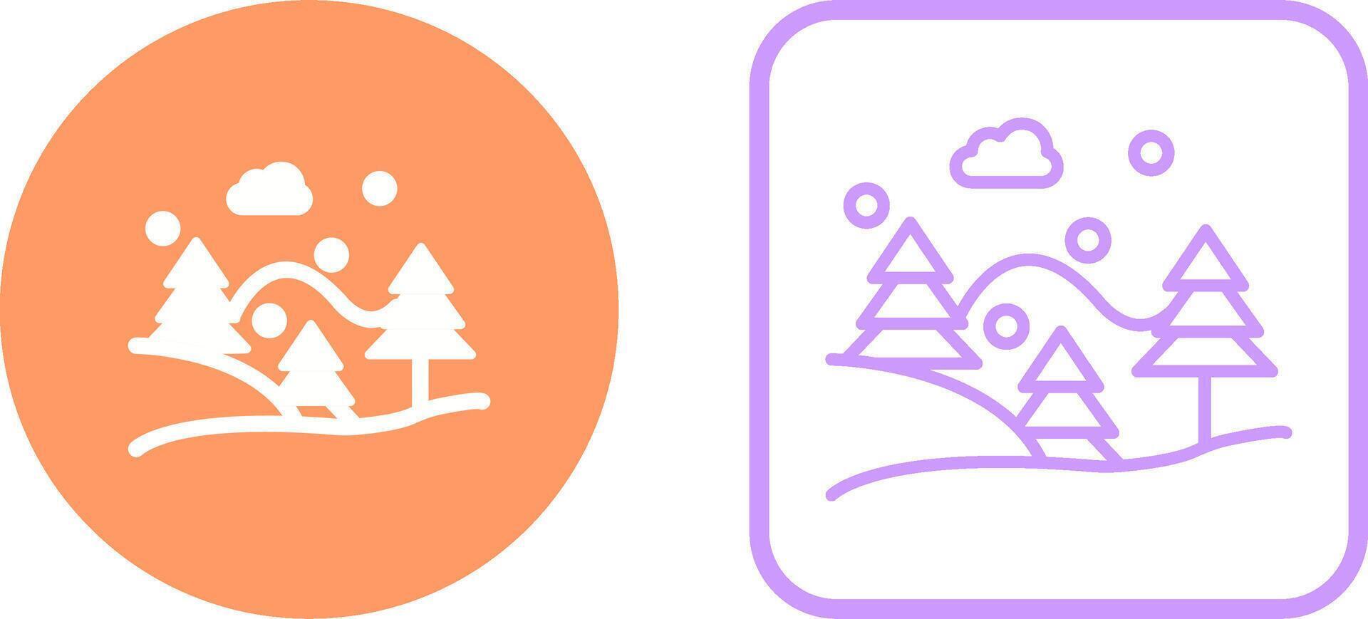 Snow Fall Vector Icon