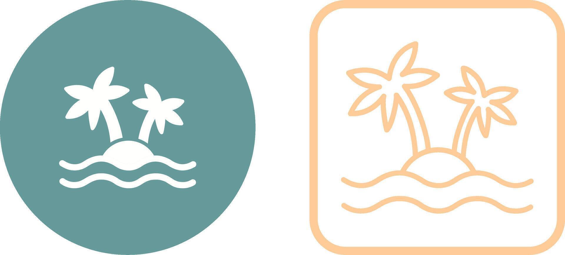 Island Vector Icon