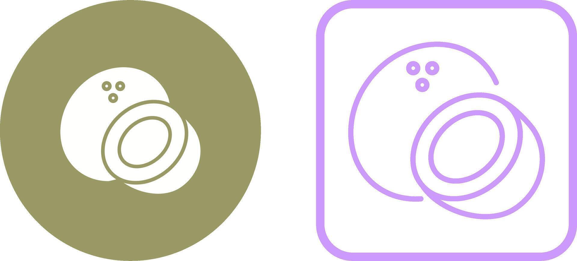 Coconut Vector Icon