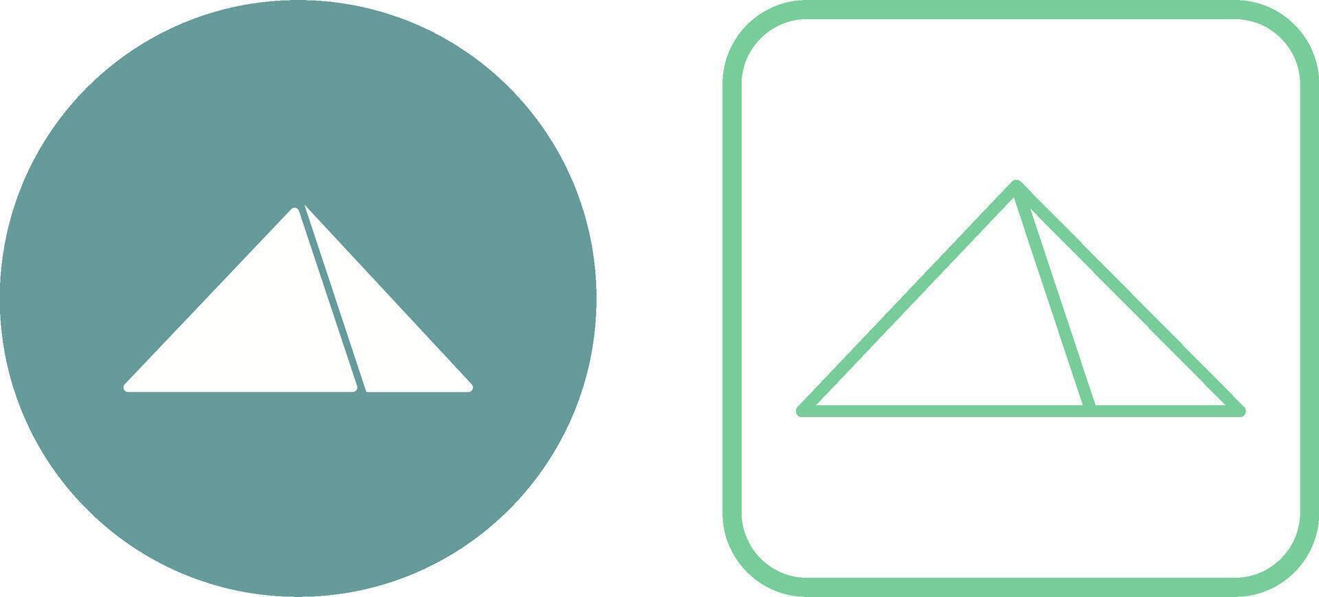 Pyramid Vector Icon