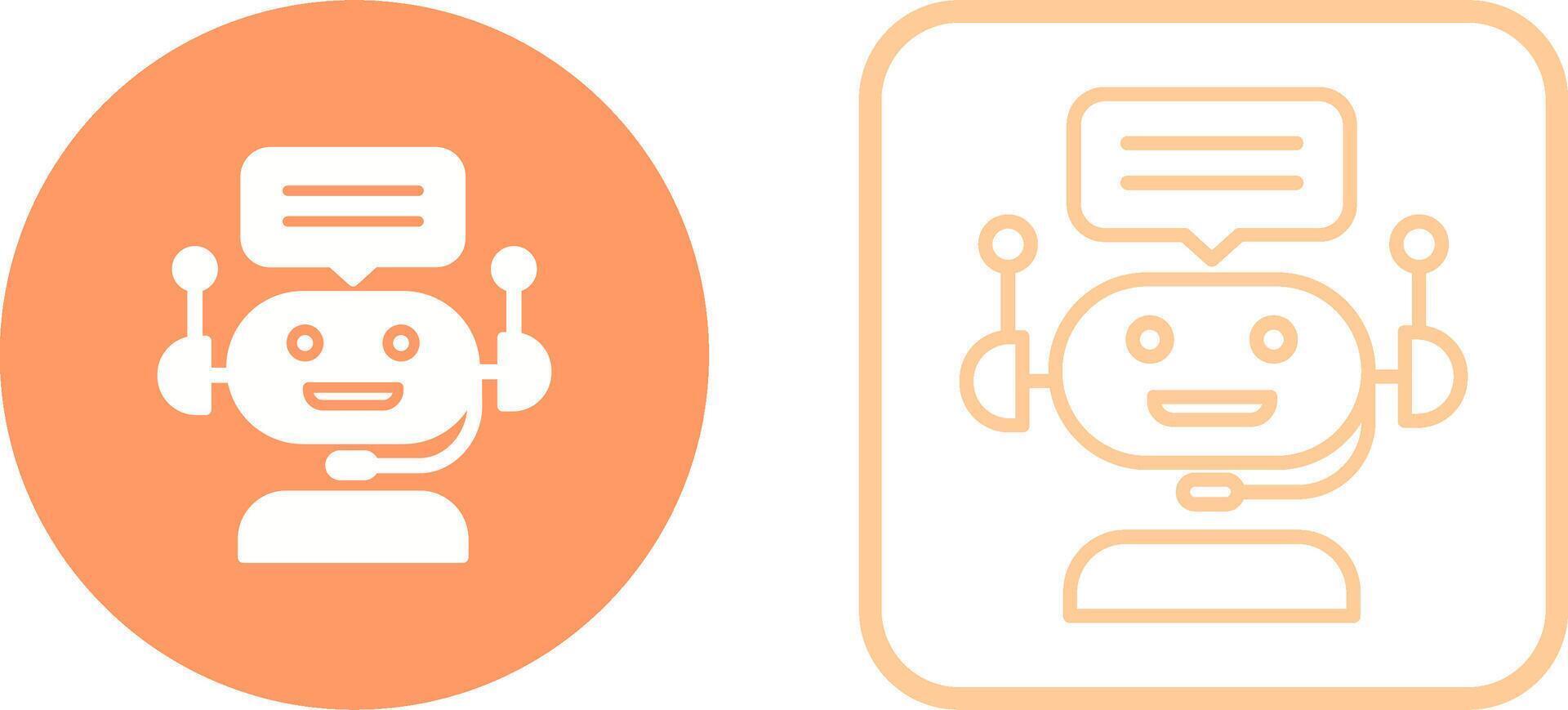 Chat Bot Vector Icon