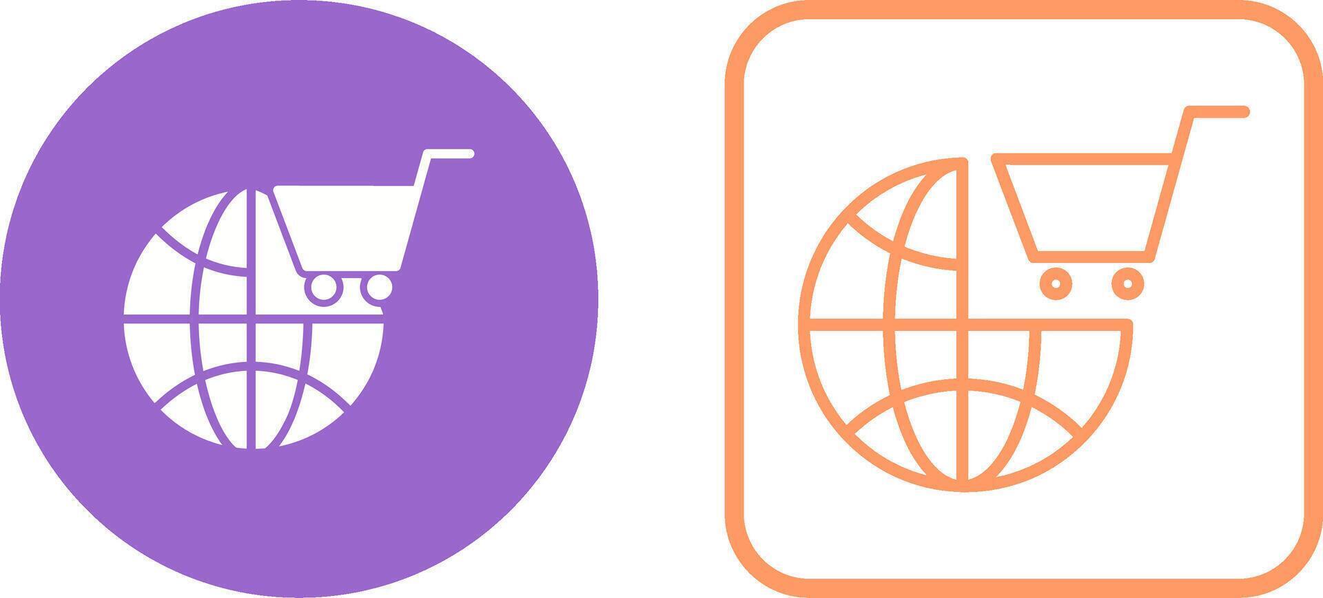 World Shopping Vector Icon