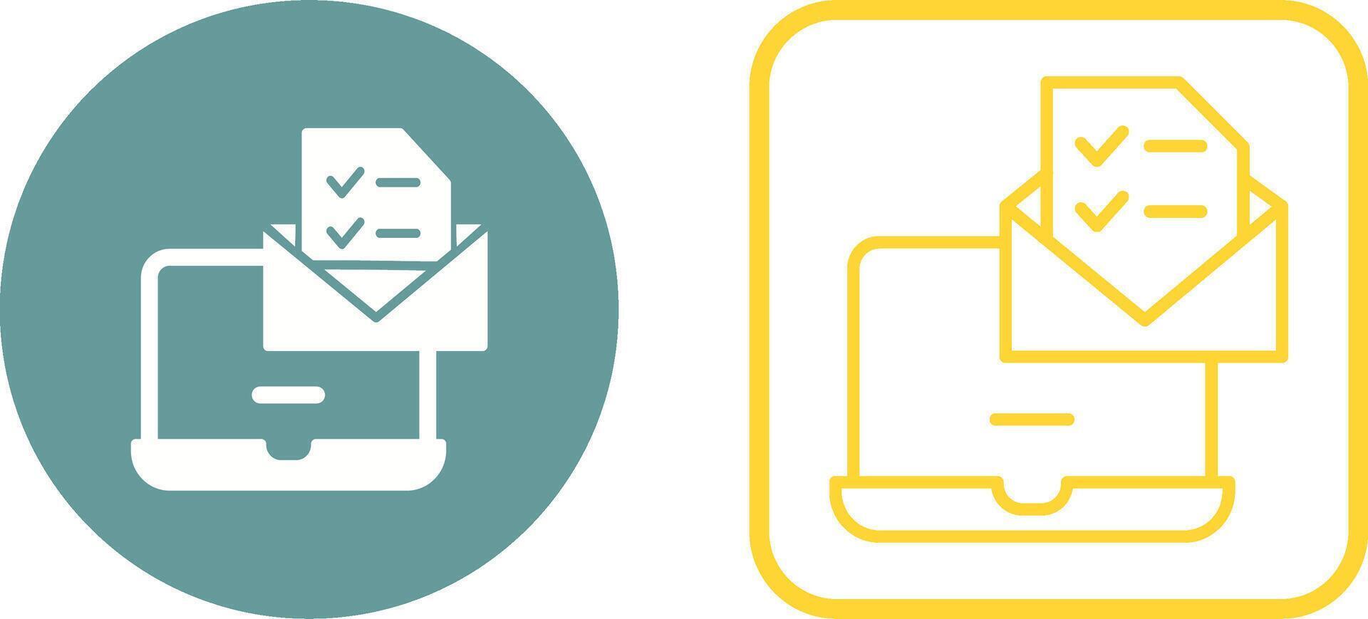 Distance Education Vector Icon