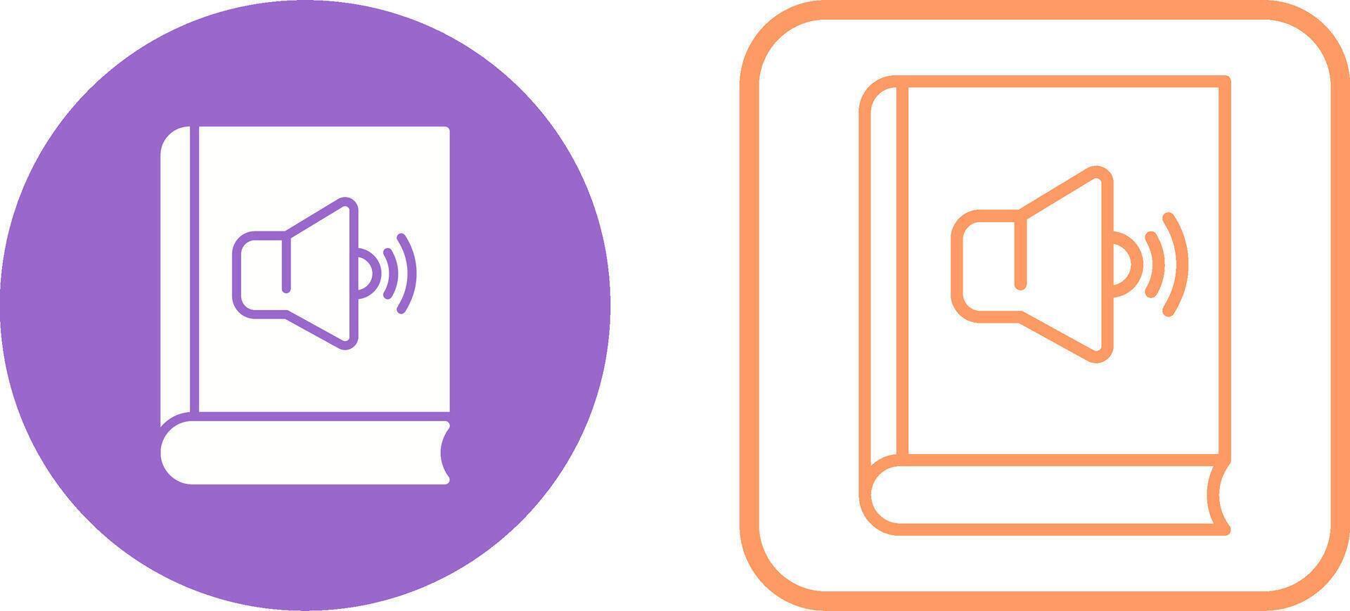 Audio Book Vector Icon