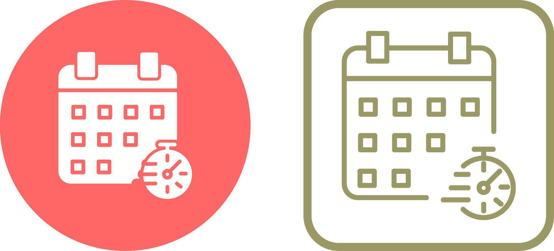 Timetable Vector Icon