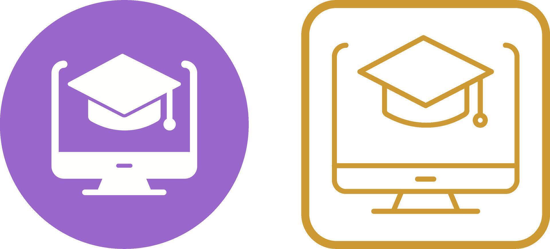 Online Learning Vector Icon