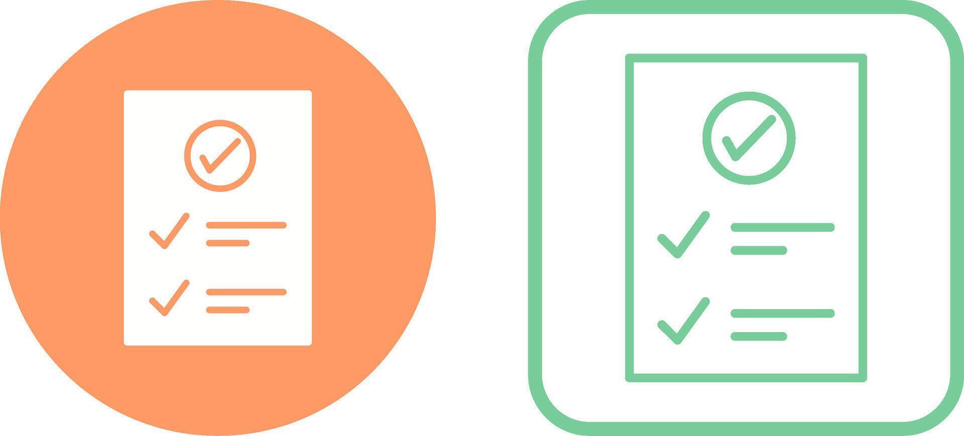 Check Up List Vector Icon
