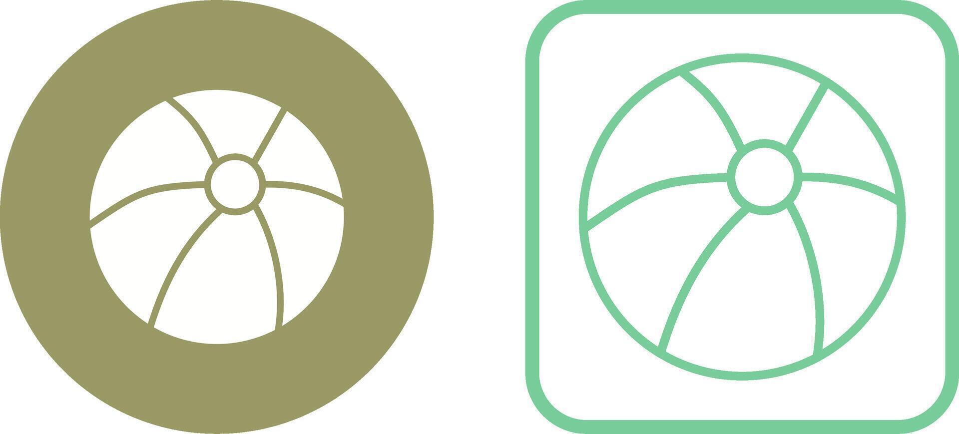 Beach Ball Vector Icon