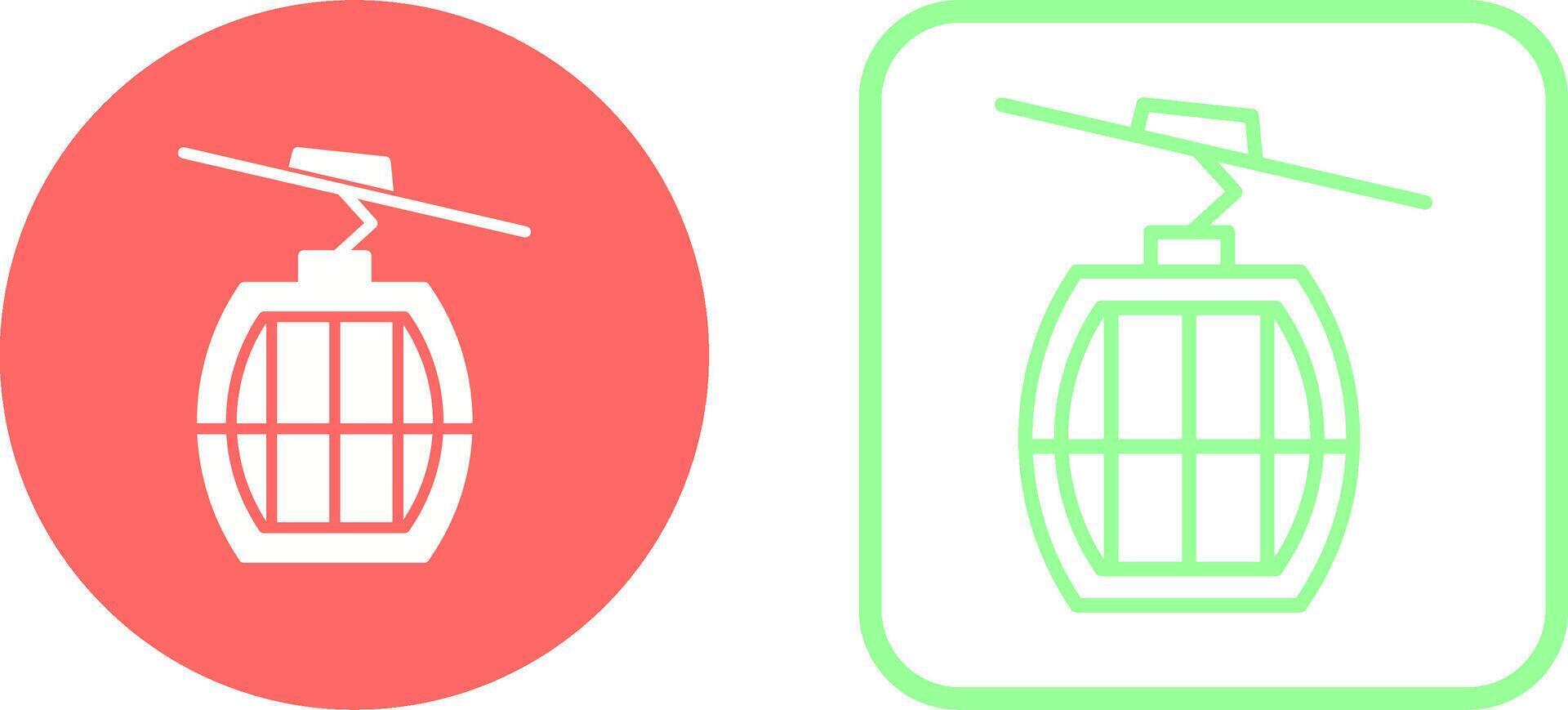 Cable Car Vector Icon