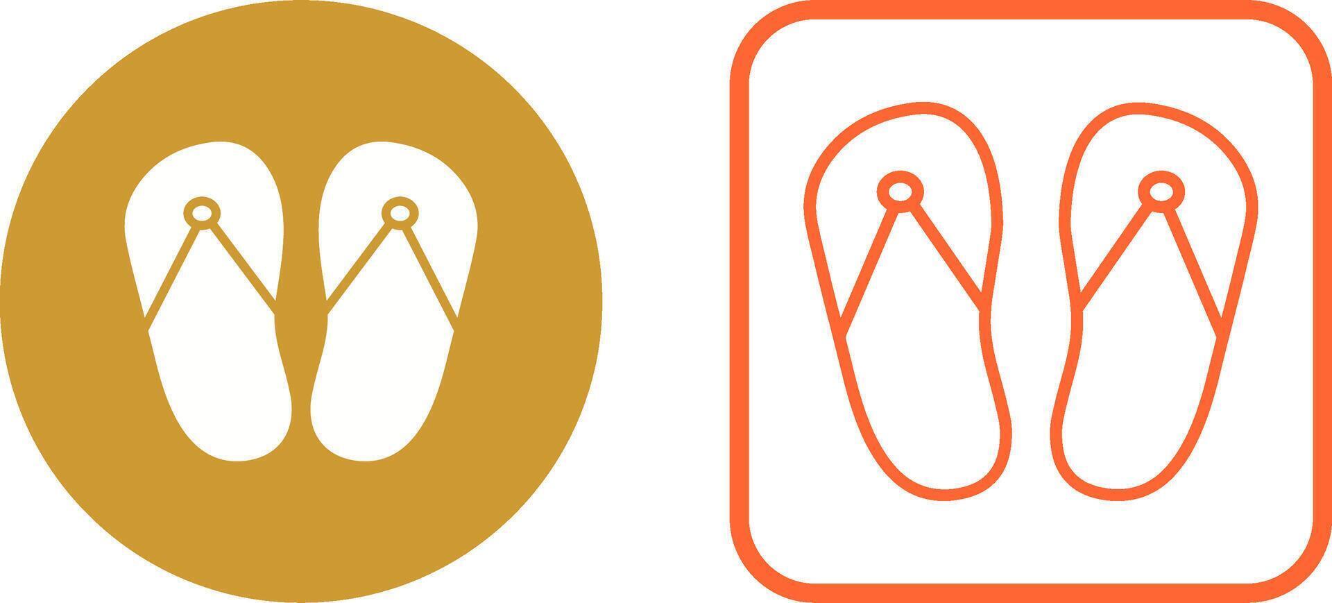 Slippers Vector Icon