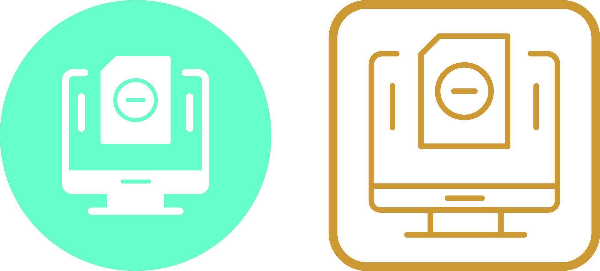 Minus Vector Icon