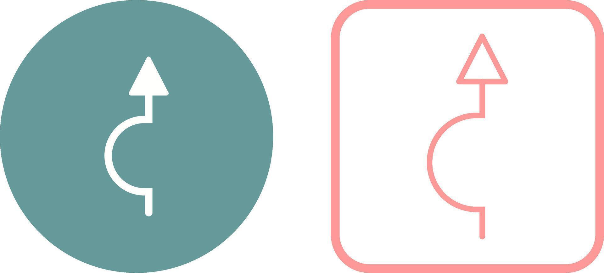 Arrow Pointing Up Vector Icon