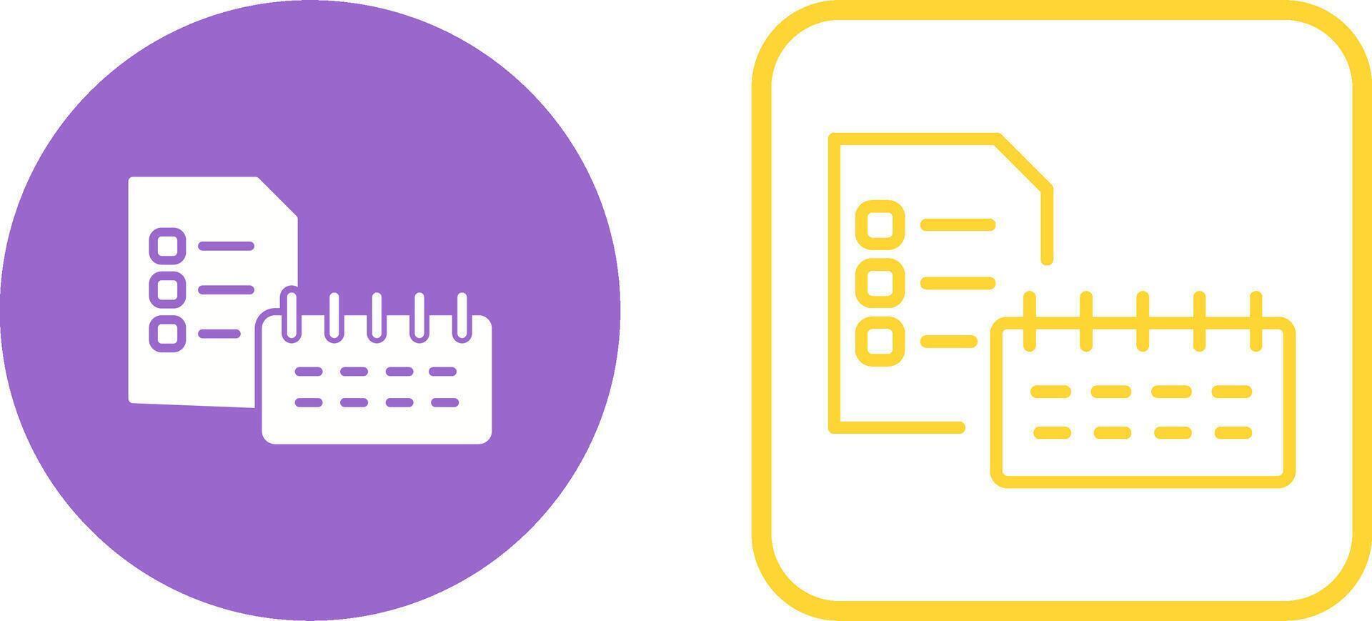 Tasks Vector Icon