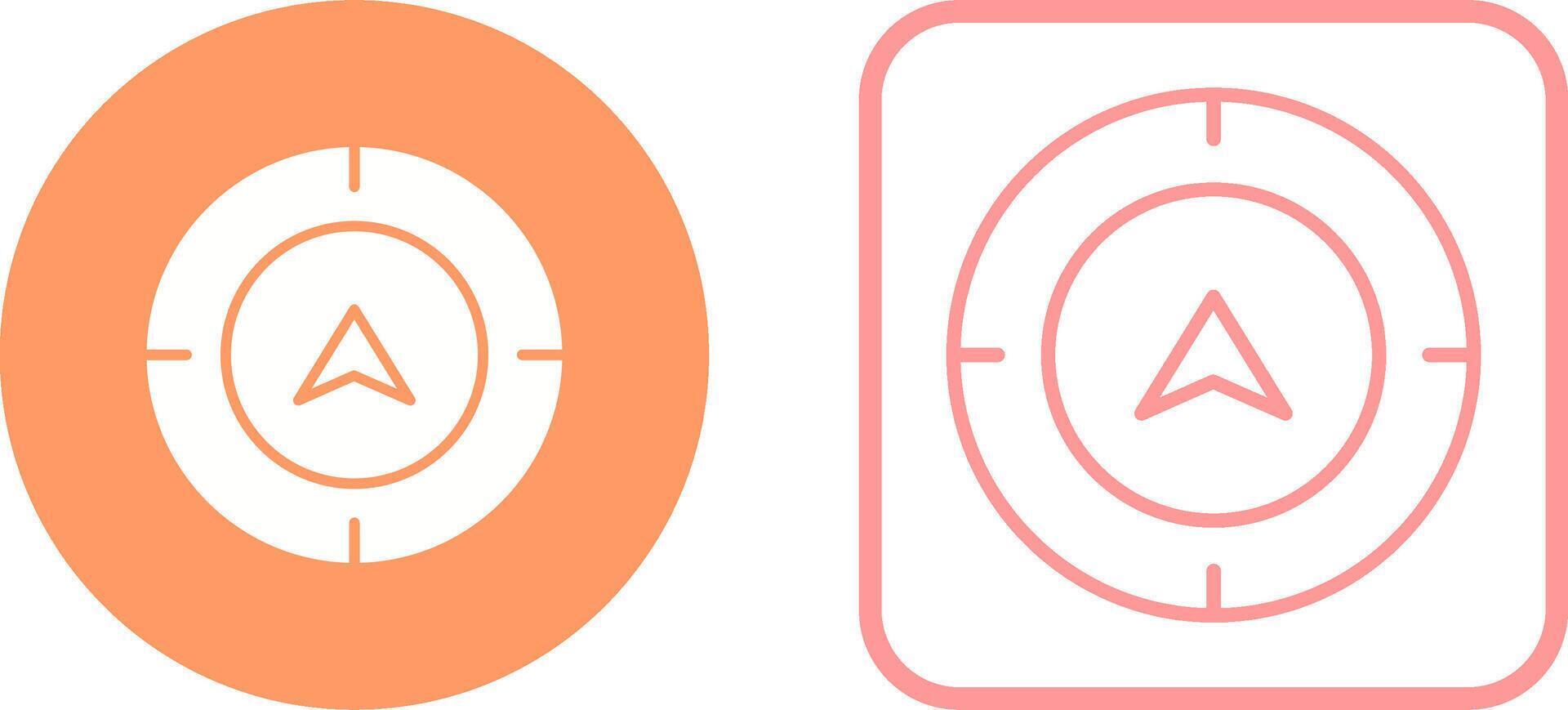 Directional Compass Vector Icon