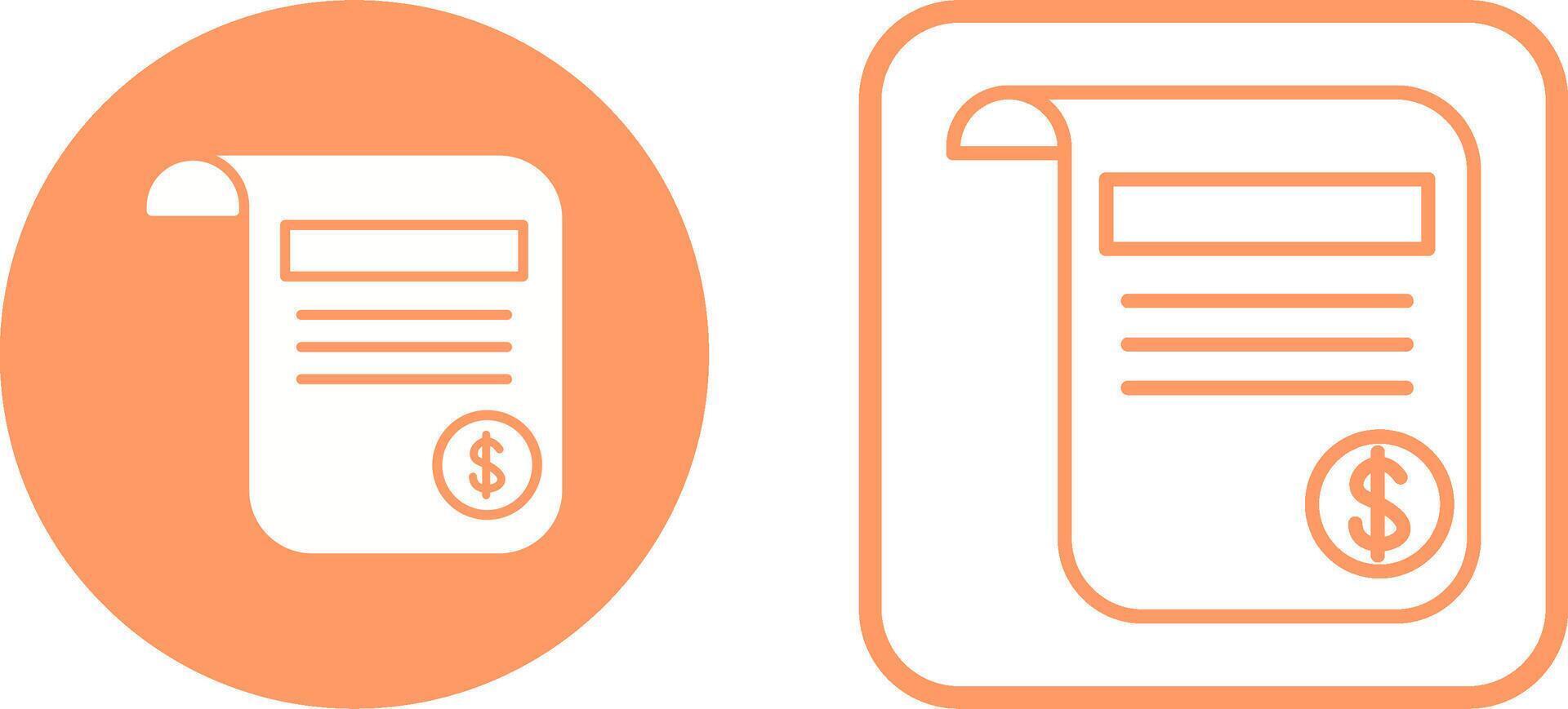 Business Document Vector Icon
