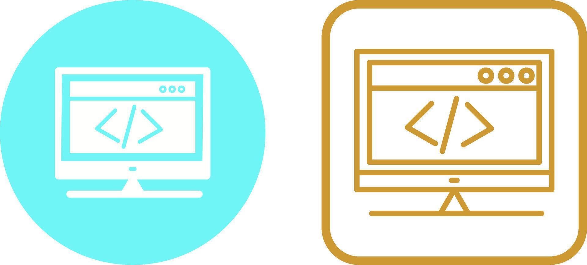 HTML Coding Vector Icon 42509457 Vector Art at Vecteezy