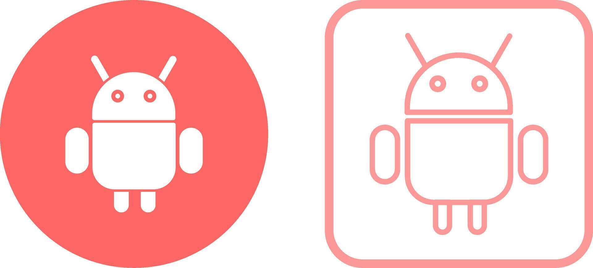 androide logo vector icono