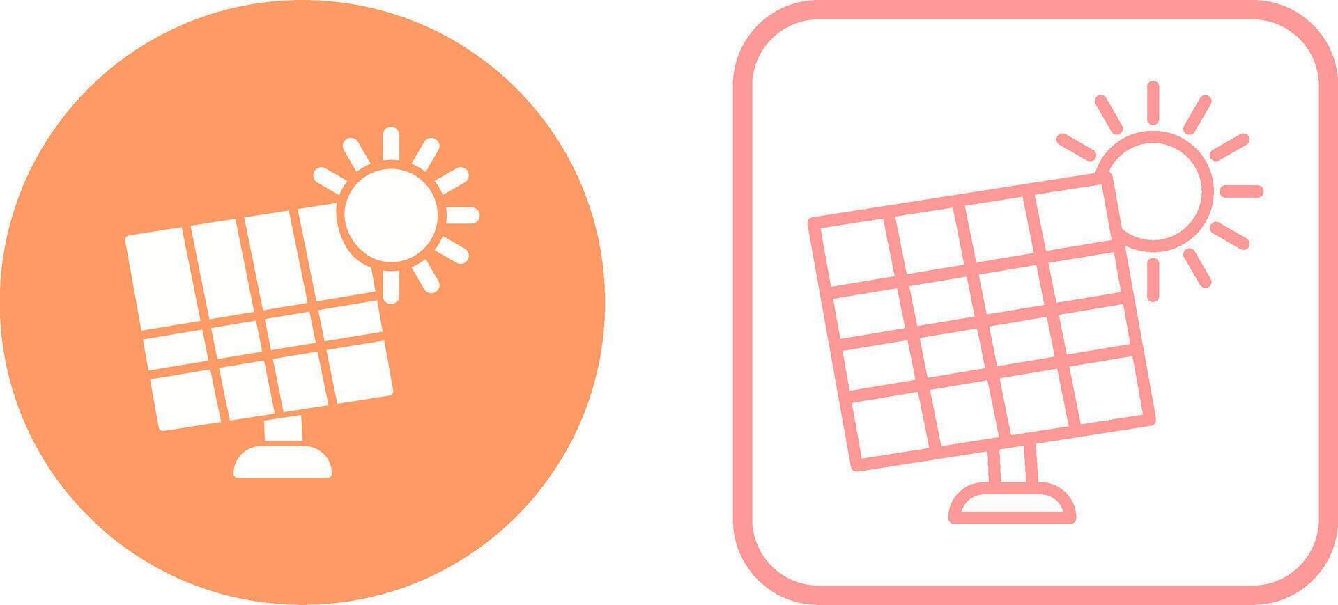 Solar Panel Vector Icon