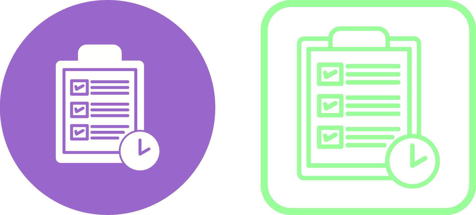 Content Planning Vector Icon