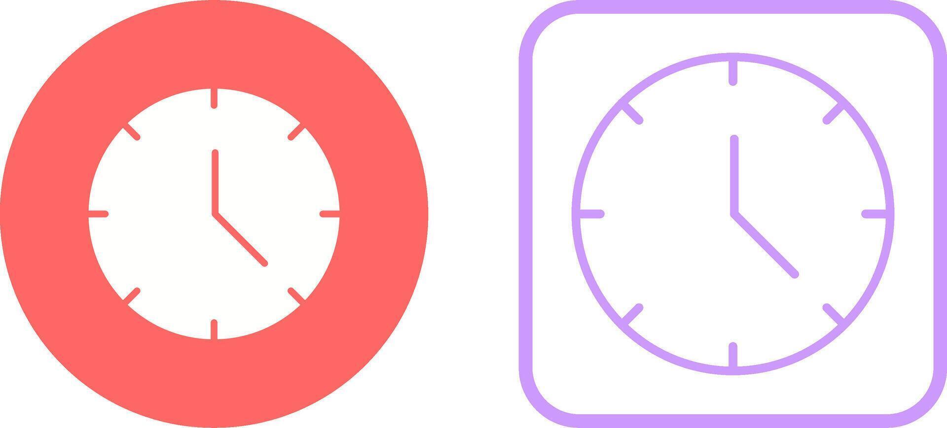 Clock Vector Icon