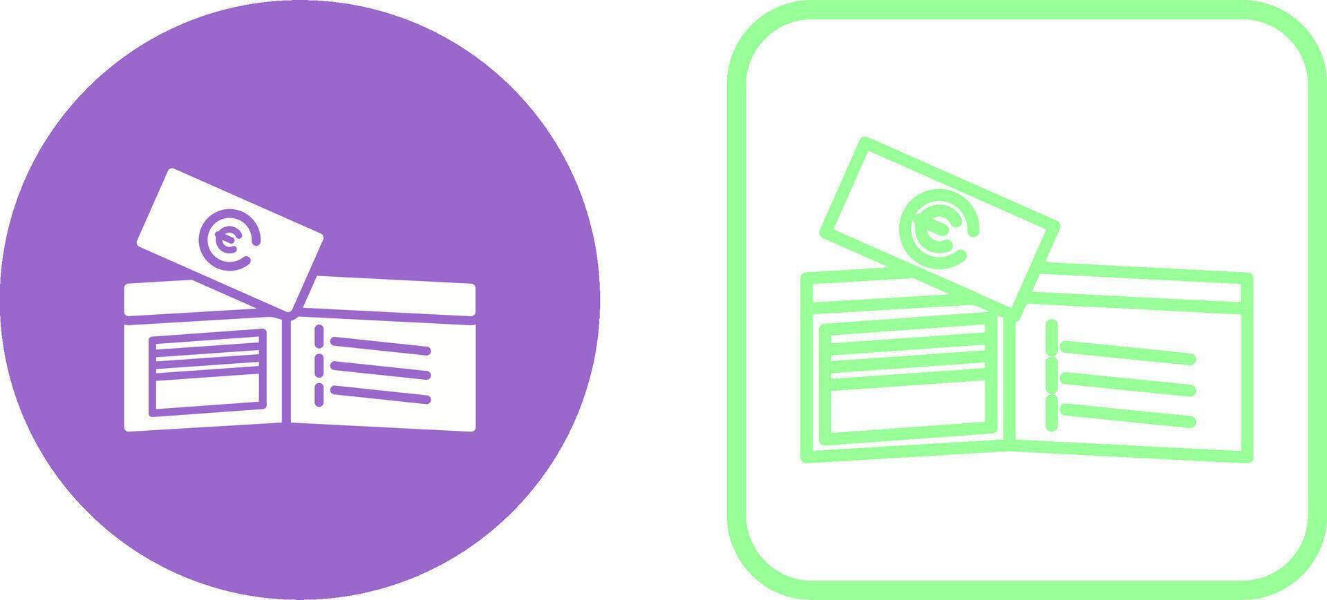 Money in Wallet Vector Icon