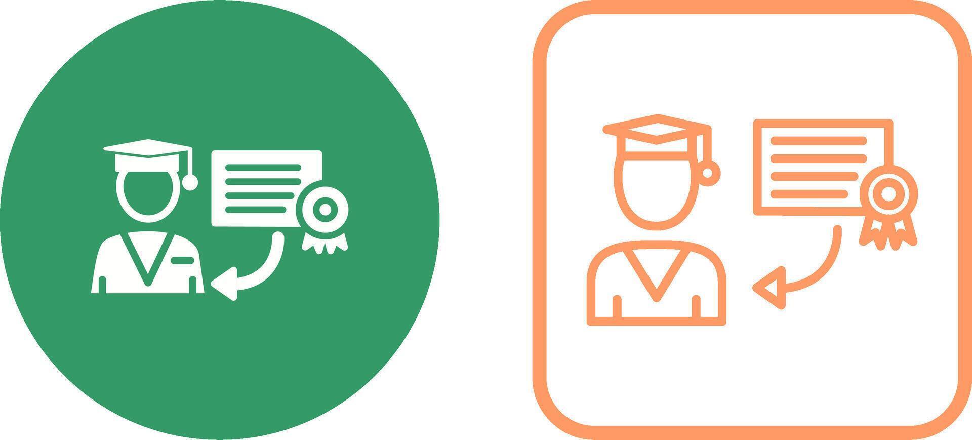 Receiving Degree Vector Icon