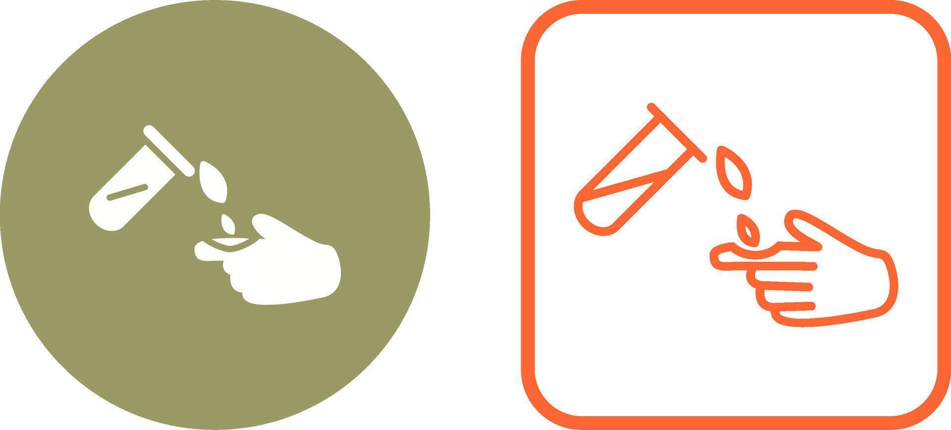 Corrosive Hazard Vector Icon