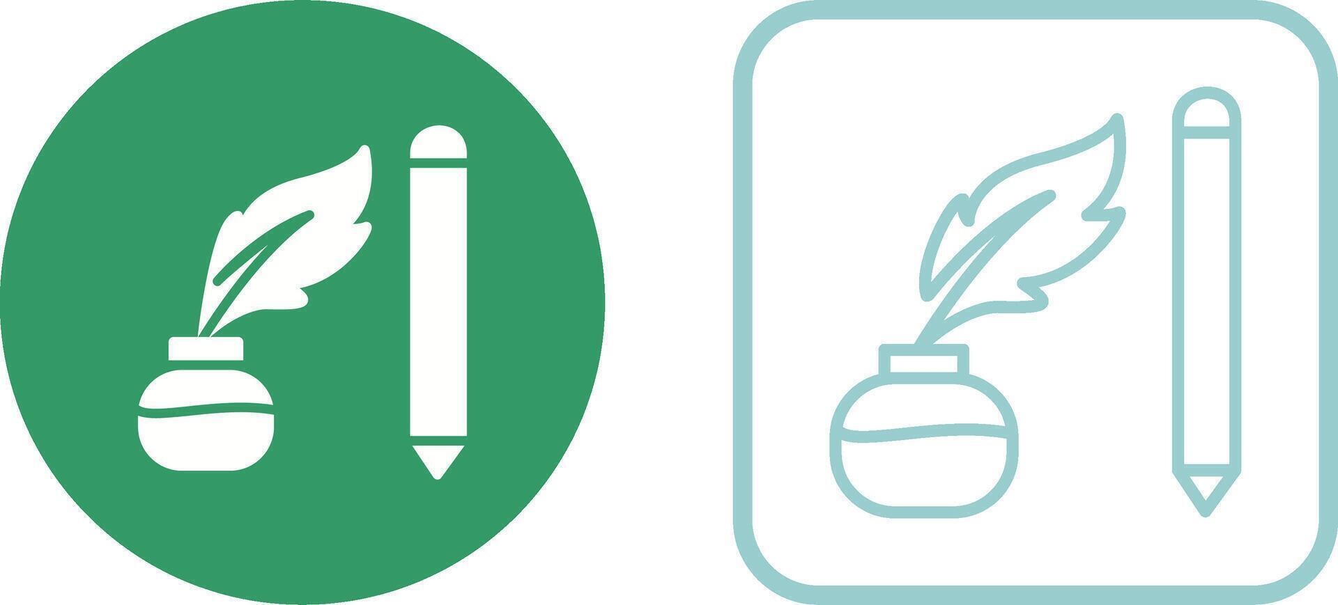 Writing Equipment Vector Icon