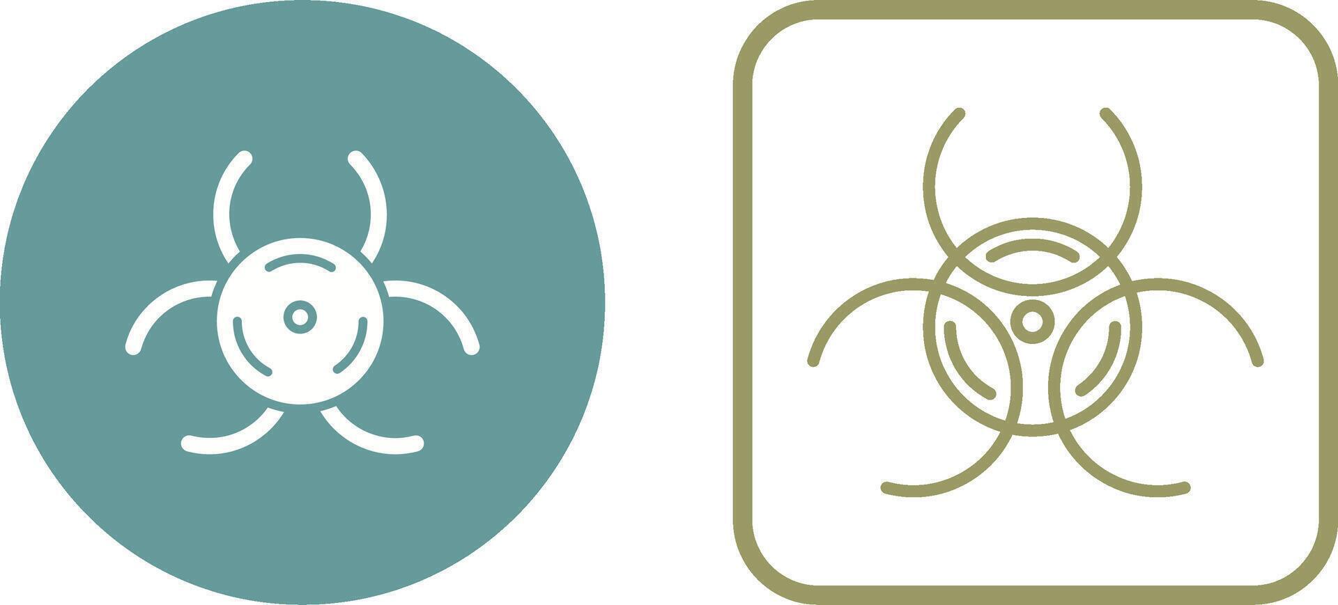 Biological Hazard Vector Icon