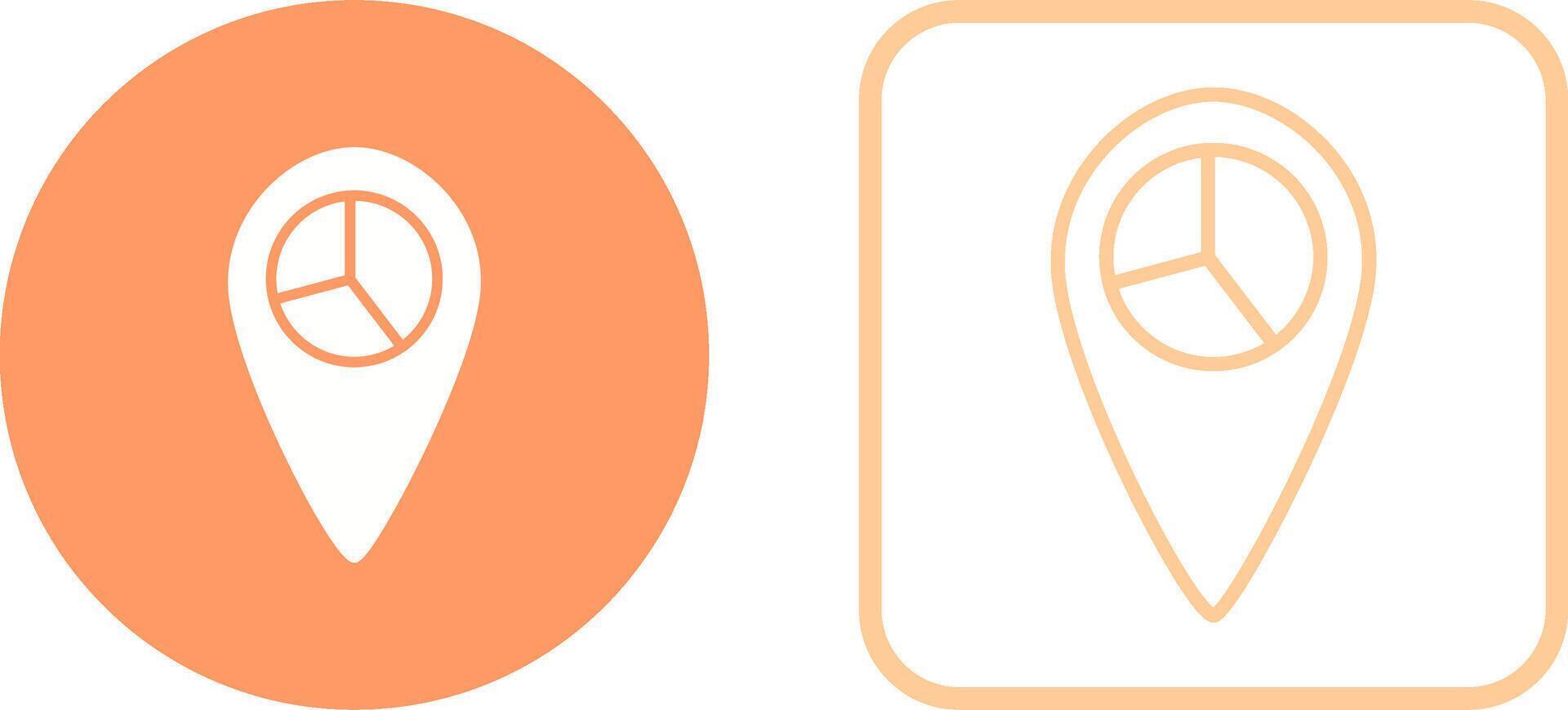 Location Statistics Vector Icon