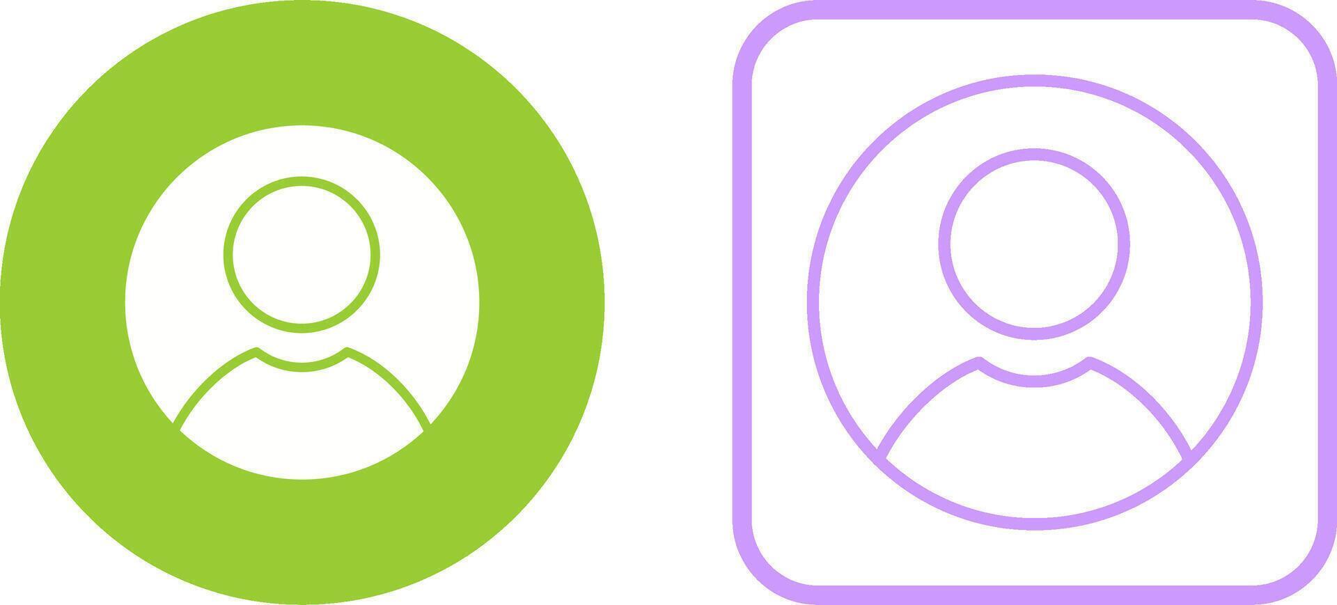 Male Profile Vector Icon