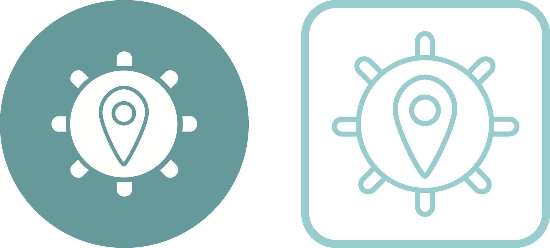 Location Settings Vector Icon