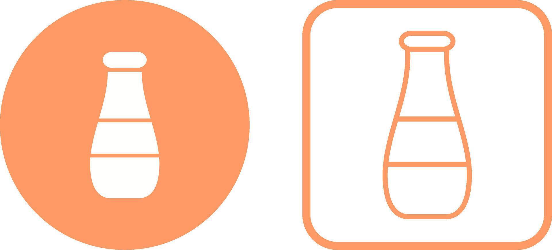 Milk Bottle Vector Icon