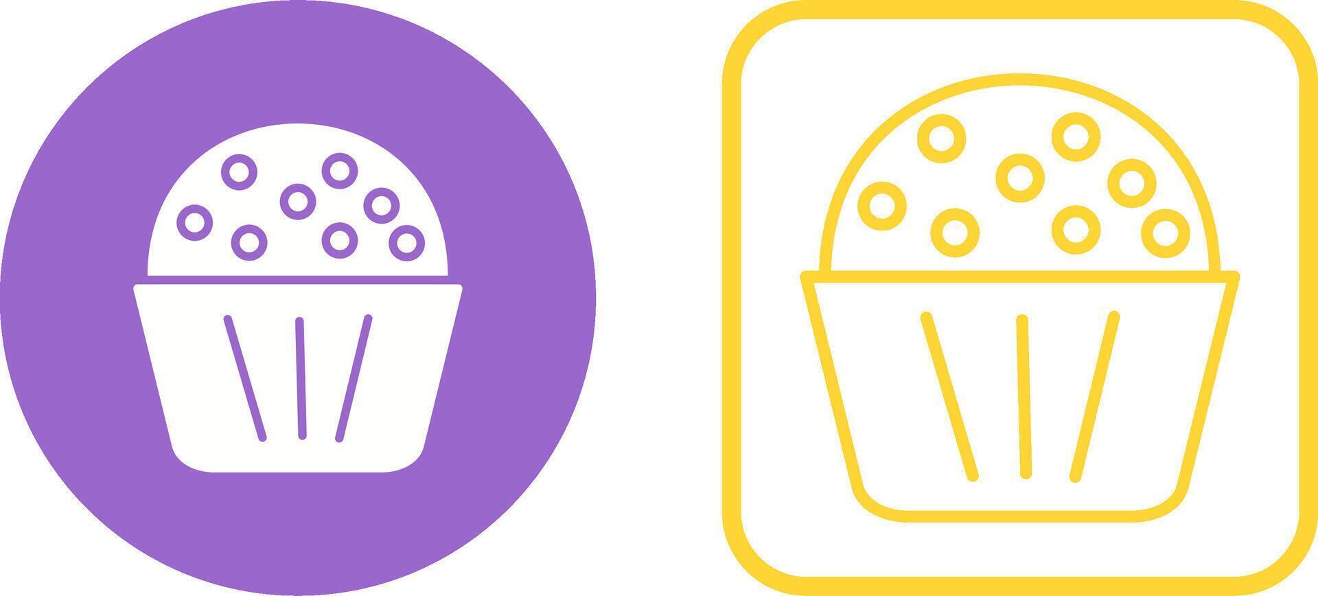 Chocolate Muffin Vector Icon