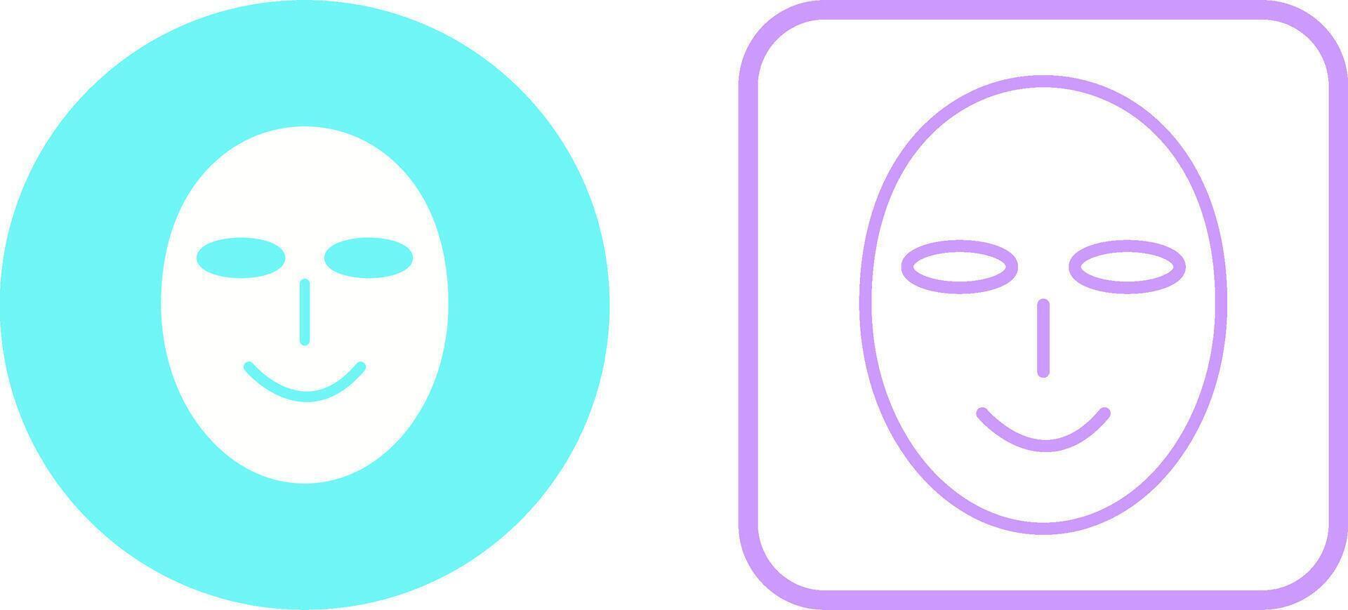Ancient Face Mask Vector Icon