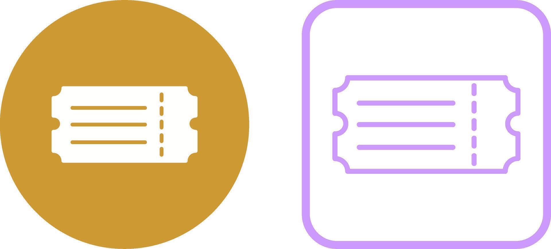 Tickets Vector Icon