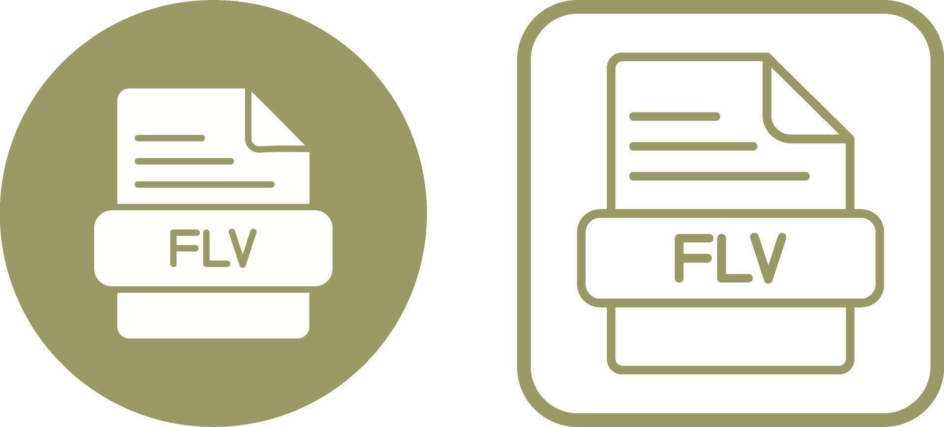 FLV Vector Icon