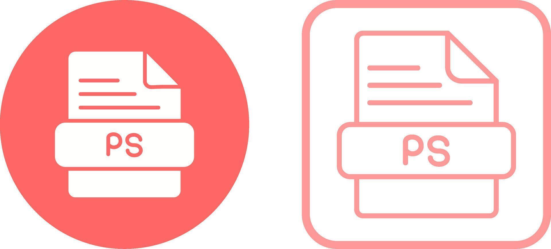 PS Vector Icon