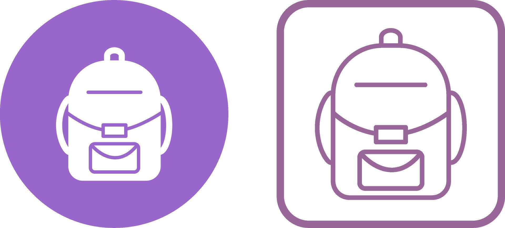 Backpack Vector Icon