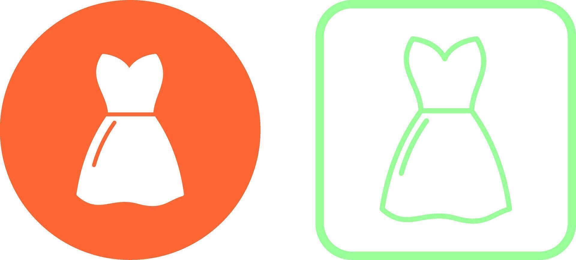 Womans Dress Vector Icon