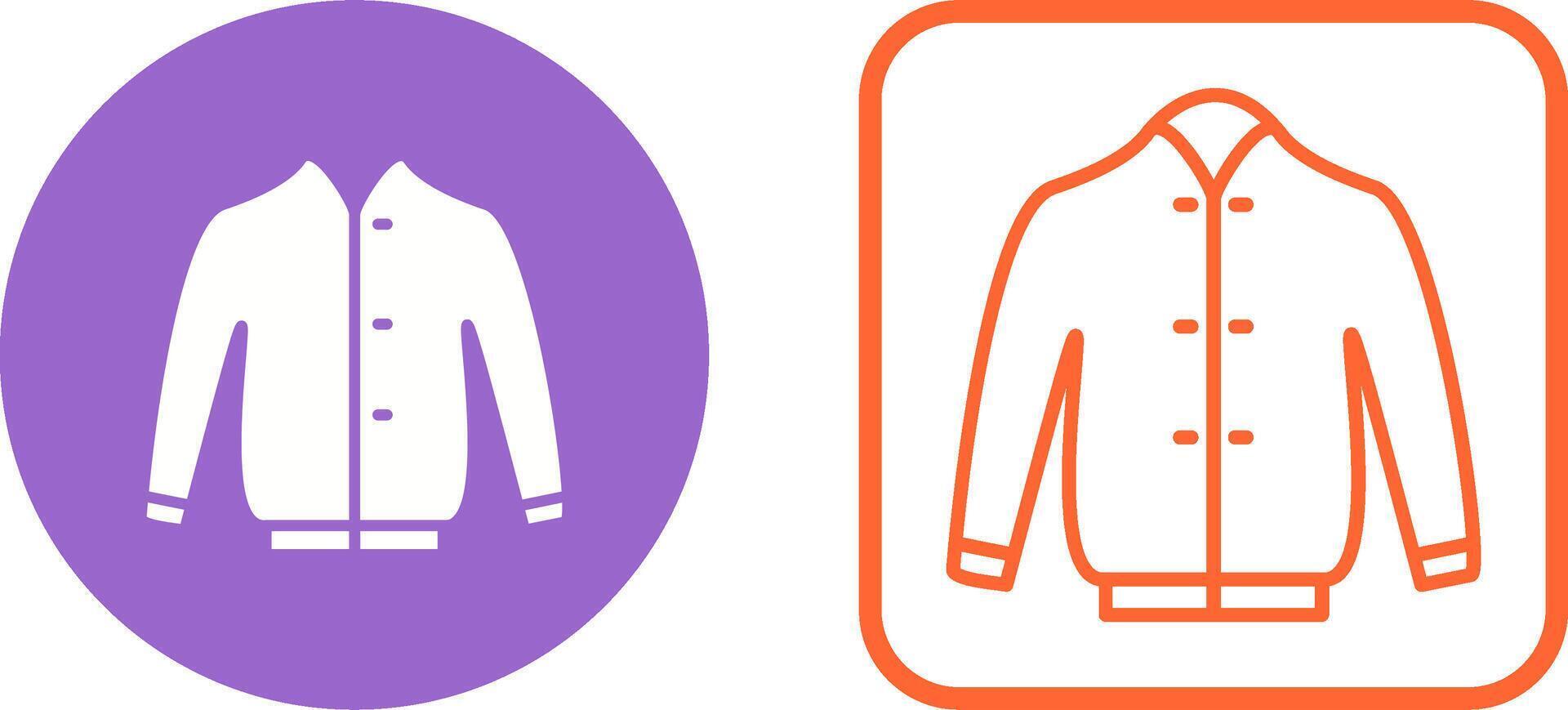 Stylish Jacket Vector Icon