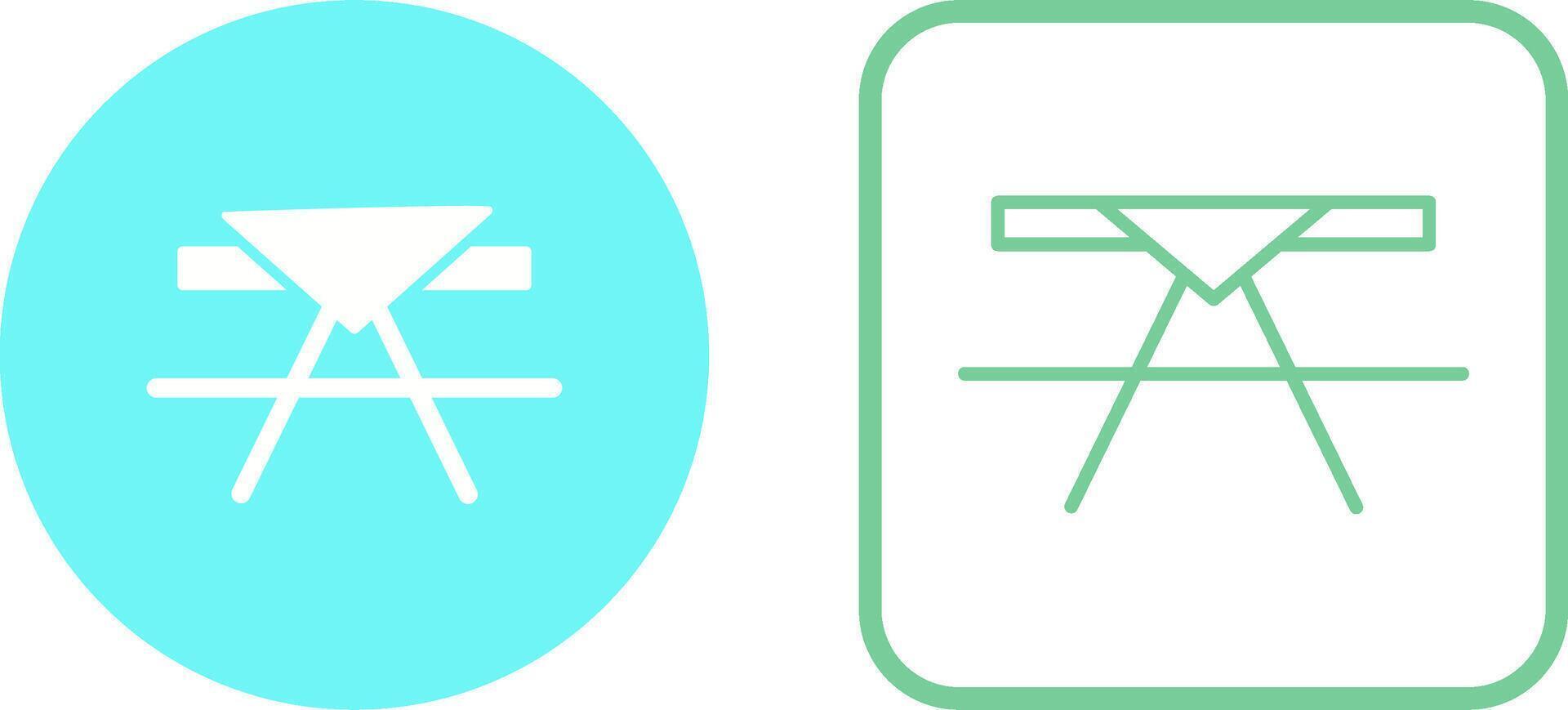 Picnic Table Vector Icon