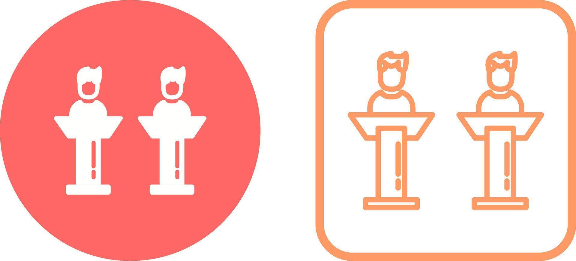 Debate Vector Icon