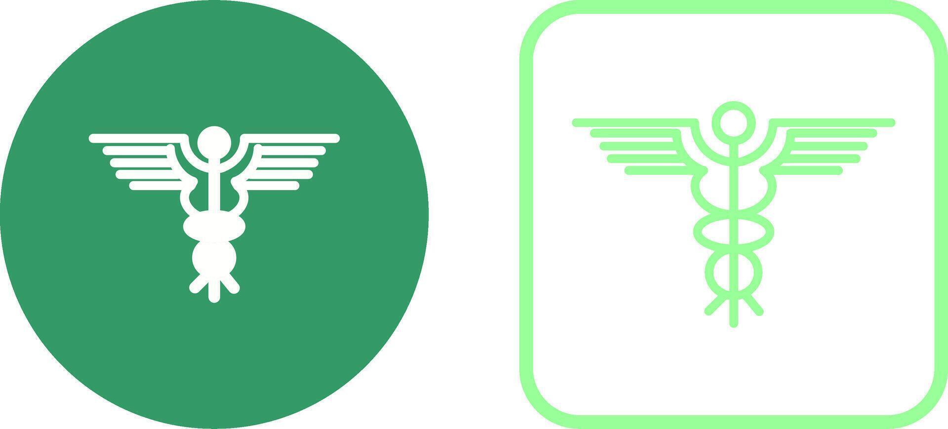 Caduceus Vector Icon