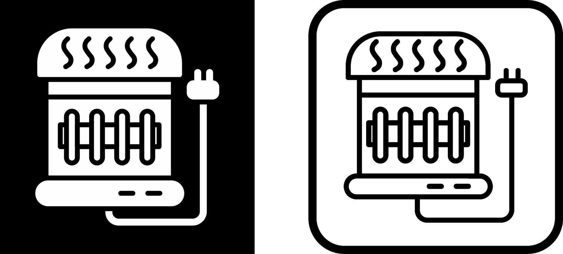 Electric Heater Vector Icon