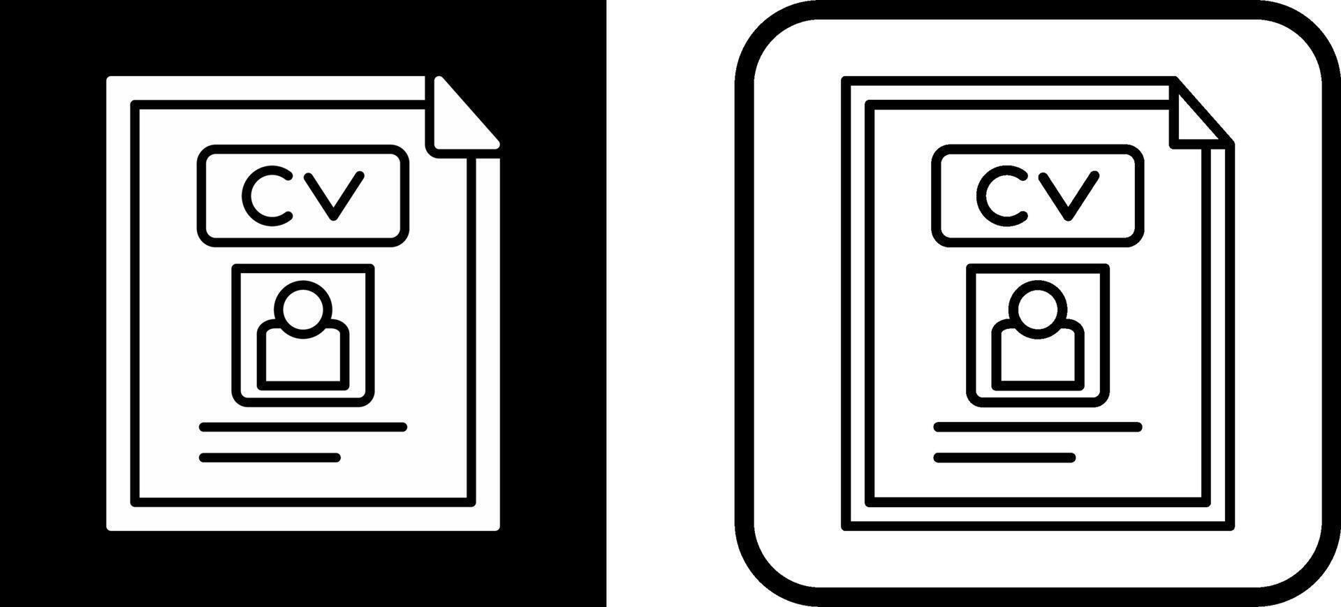 Resume Vector Icon